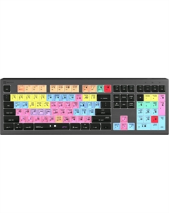 Клавиатура Logickeyboard ASTRA 2 с подсветкой для Pro Tools (Mac, английский (США))