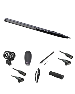 Влагостойкий направленный микрофон Sennheiser MKH 416-P48U3 - комплект Deluxe для записи на выезде