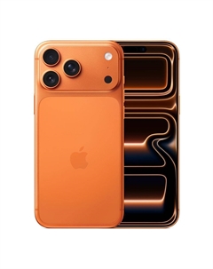 Смартфон Apple iPhone 17 Pro Max, 256 Гб, (NanoSIM + eSIM), Cosmic Orange