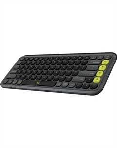 Беспроводная клавиатура Logitech POP ICON KEYS (графитовый и зеленый)