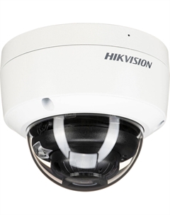 Уличная сетевая купольная камера Hikvision ColorVu DS-2CD2147G2-LSU 4 МП с объективом 2,8 мм (белая)