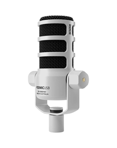 Динамический вещательный микрофон RODE PodMic USB и XLR (белый) Rode