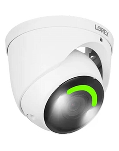 Уличная сетевая купольная камера видеонаблюдения Lorex H16 E896DD 4K UHD с ночным видением (белая)