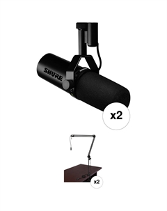 Shure SM7dB - комплект из 2-х ручного динамического вокального микрофона и вещательного микрофона