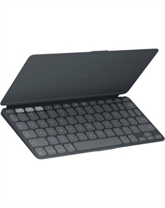 Беспроводная клавиатура Logitech KEYS-TO-GO 2 для iPad, iOS и Mac с чехлом (графит)
