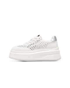 Женские низкие скейтерские кеды бежевые, цвет Beige C°banner