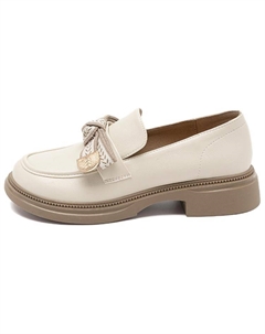 Лоферы женские черные/бежево-абрикосовые бежево-абрикосовые, цвет Beige Apricot 15 mins