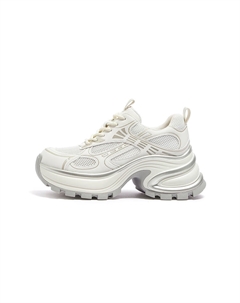 Непромокаемые дышащие износостойкие низкие массивные кроссовки женские бежевые, цвет Beige Camel