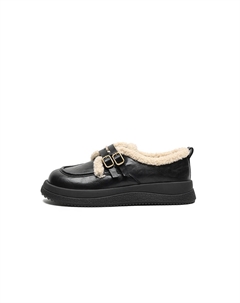 Женские лоферы черные, цвет Black Josiny