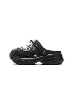 Клоги женские черные, цвет Black C°banner