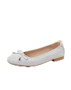 Женские повседневные туфли серебристые, цвет Silver Quicheshoes