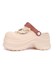 Клоги женские бежево-коричневые, цвет Beige Brown Trespass