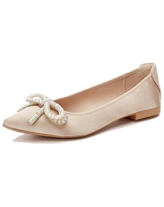 Женские повседневные туфли-лодочки абрикосовые, цвет Apricot Quicheshoes