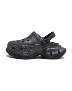 Клоги женские матово-черные с глянцевым черным покрытием, цвет Polished Black Exull q