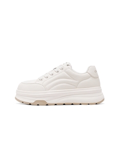 Теплые женские лоу-топы для скейтбординга экрю, цвет Ecru C°banner