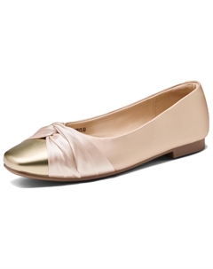 Женские повседневные туфли-лодочки шампань голд, цвет Champagne Gold Josiny