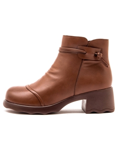 Женские полусапожки тёмно-коричневые, цвет Dark Brown Conley bird