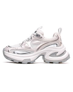 Женские кроссовки Low-Top Chunky бело-серые, цвет White Gray C°banner