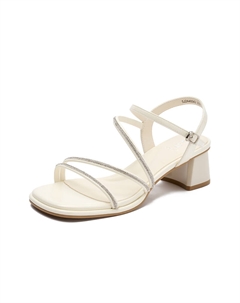 Женские сандалии на одной застежке экрю, цвет Ecru Josiny