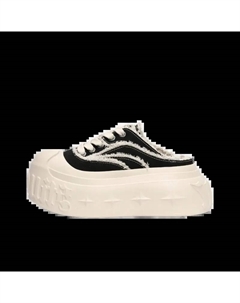 Женские черные тапочки с закрытым носком на резиновой подошве, бесшумные и устойчивые к истиранию, цвет Black Jimixiong