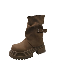 Женские ботинки на шнуровке хаки, цвет Khaki 7 sevfun