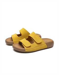 Женские бесшумные стойкие к истиранию шлепанцы-слипоны Yellow, цвет Yellow Zhr