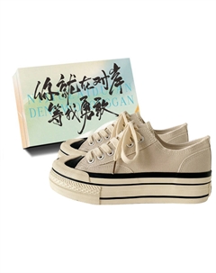 Женские кэжуал кеды низкие черно-бежевые бежевые с коробкой, цвет Beige+Shoe Box Jimixiong