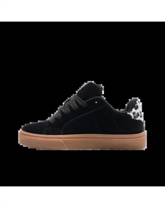 Женские скейтерские туфли в черном леопардовом принте, цвет Leopard Print Black Jimixiong