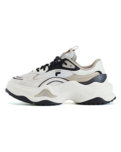 Бьянко 2 кроссовки женские 'Белый Бежевый Черный' - Микро Белый/Желтый Цемент, цвет Micro White/Yellow Cement Fila fusion