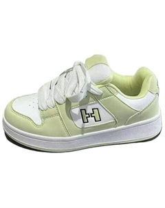 Женские скейтерские кеды лоу-топ светло-желтого цвета, цвет Light Yellow Jimixiong