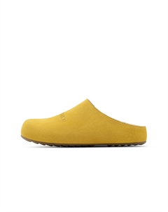 Женские закрытые тапочки желтые, цвет Yellow C°banner