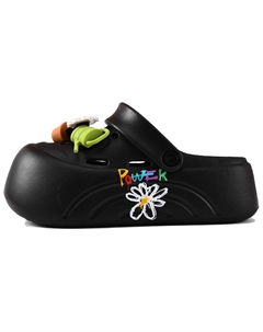 Клоги женские черные, цвет Black Tafn