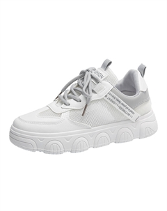 Женские скейтерские кроссовки лоу-топ бело-серые, цвет White Gray Tonybear