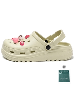 Клоги женские песочного цвета [Вест Гёрл 11 штук], цвет Sand color [Vest Girl 11 pieces] Cat power