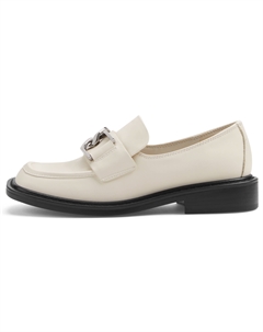 Габрины лоферы женские мелово-белые, цвет Chalk White Charles&keith