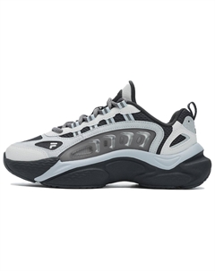 Серо-голубые женские повседневные низкие кеды SKY TRAIL DX Fishbone с амортизацией в области пятки и износостойкой подошвой Fila fusion