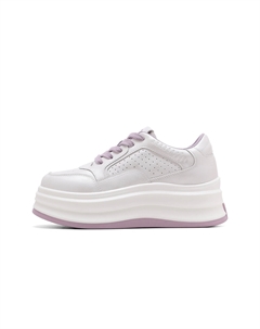 Женские устойчивые к истиранию низкие скейтерские кроссовки Silver Purple, цвет Silver Purple C°banner