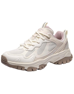Антискользящие износостойкие низкие треккинговые туфли для женщин Ecru Pink, бежевый белый розовый Toread