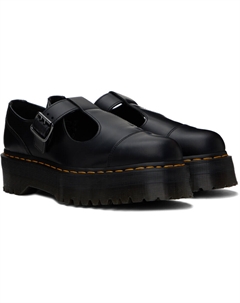Черные лоферы из полированной гладкой кожи Bethan Dr. martens