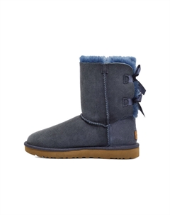 Угги Bailey Bow Ii Boot Fleece Lined High Top Navy Blue Women's Ugg