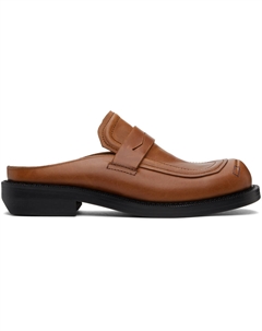 Curve MU03 Мокасины без застежек, коричневый Ader error