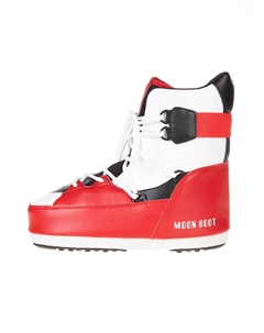 Ботинки, белый/красный/черный Moon boot