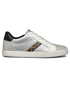 Низкие кроссовки, серебряный Geox