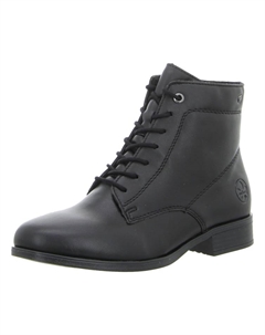 Женские ботинки из искусственной кожи низкие, черный Rieker