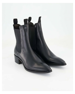 Женские ботинки челси из гладкой кожи на каблуке, черный Gant