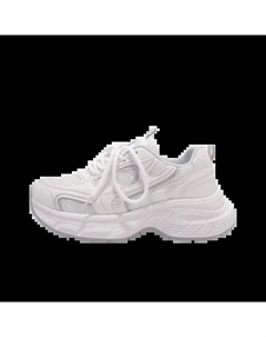 Низкие массивные кроссовки женские экрю, цвет Ecru Jimixiong