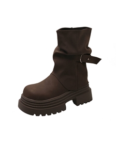 Коричневые женские ботильоны, цвет Brown 7 sevfun