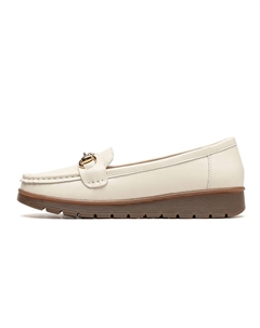 Женские повседневные туфли 3.1CM бежевые, цвет Beige Red dragonfly