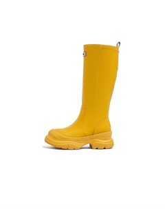 Водонепроницаемые и нескользящие женские резиновые сапоги желтого цвета, цвет Yellow Camel