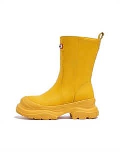 Женские водонепроницаемые резиновые сапоги желтые, цвет Yellow Camel